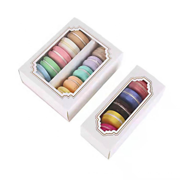 Macaron Drawer Packaging Box with Window Gift Box